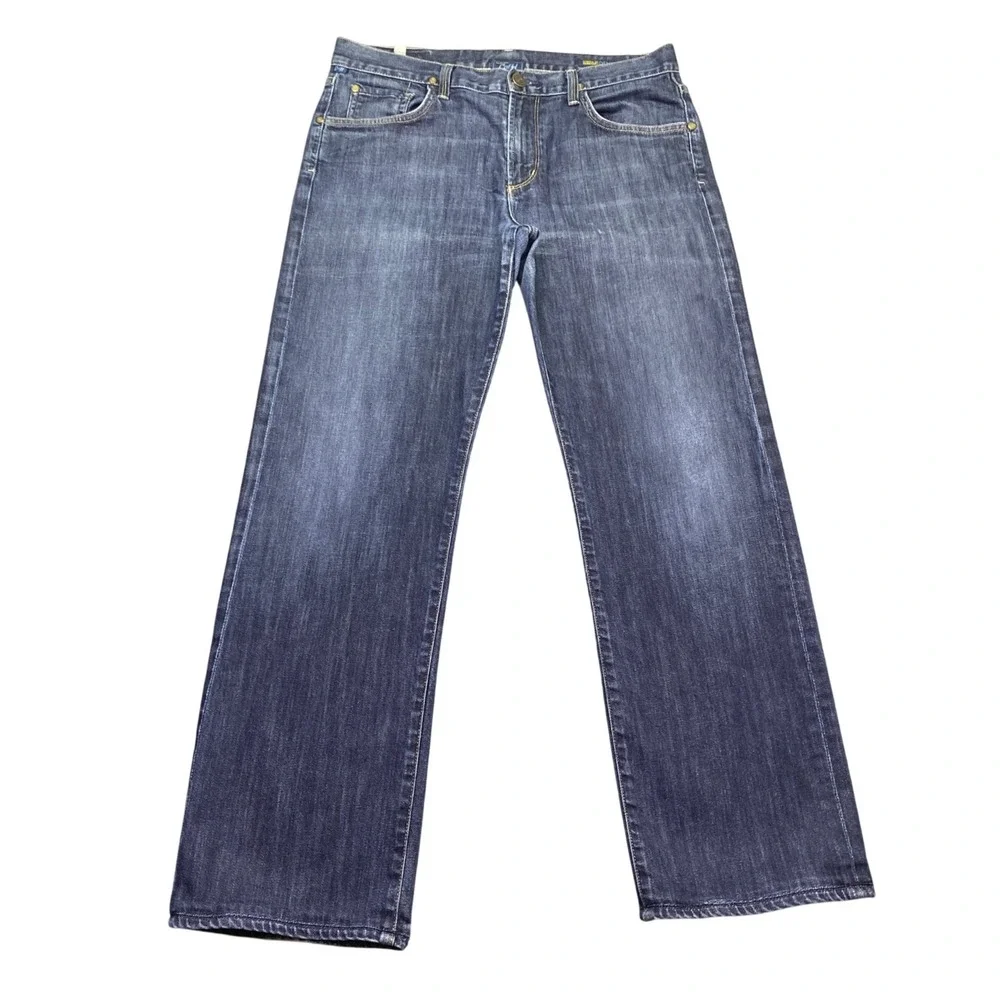 Citizens of Humanity Evans Straight Leg Jeans Mens 34 Dark Wash Blue Denim USA